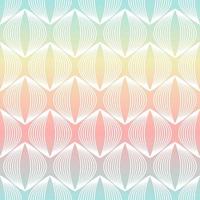 Abstract geometric line seamless pattern vector