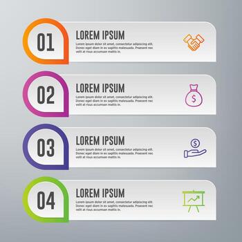 plantilla de elementos de infografía vector