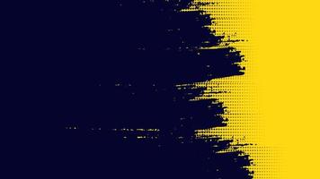 black and yellow grunge modern thumbnail background vector