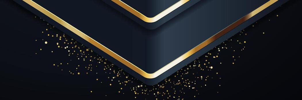 gold banner Abstract vector background board for text and message design modern. vector illustration