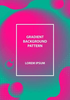 banner gradient background modern with colorful style gradient color