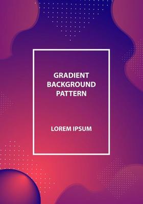 banner gradient background modern with colorful style gradient color
