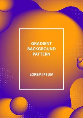 banner gradient background modern with colorful style gradient color