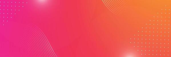 banner gradient background modern with colorful style gradient color vector