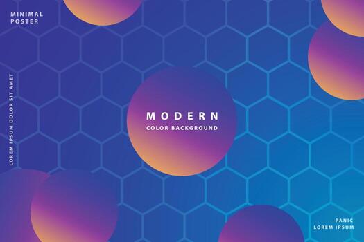 abstract background banner with color creative digital light modern vector