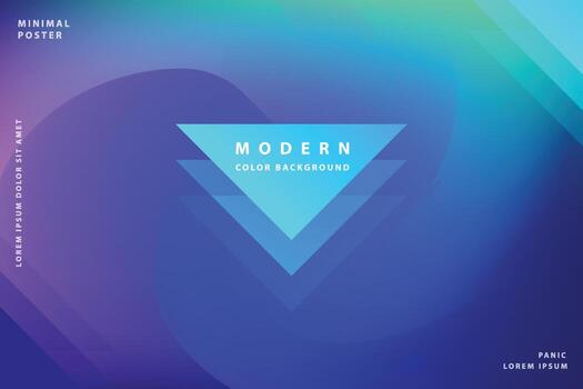 abstract background banner with color creative digital light modern vector