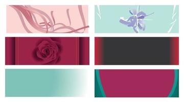 banner gradient background modern with colorful style gradient color banner gradient background modern with colorful style gradient color vector