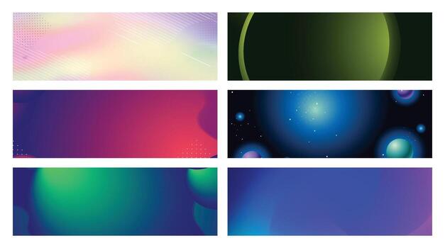 abstract background banner with color creative digital light modern vector