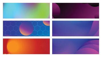 abstract background banner with color creative digital light modern vector