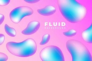 fluid background modern color gradient vector