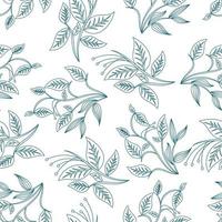 Floral seamless pattern vector