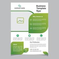 Corporate Business Flyer Design Template vector