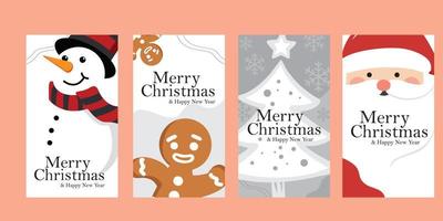 christmas template banner free vector social media stories