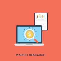 conceptos de investigación de mercado vector