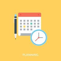 Trendy Planning Concepts vector