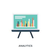 Trendy Analysis Concepts vector