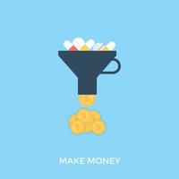 Make Money Concepts vector