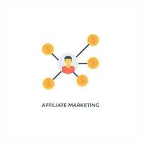 Affiliate Network Concepts vector