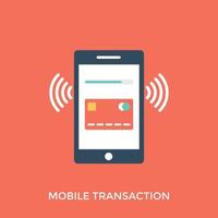 Mobile Transaction Concepts vector
