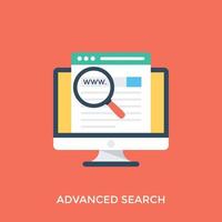 Advanced Search Concepts vector