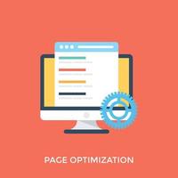 Page Optimization  Concepts vector