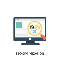 Seo Optimization Concepts vector