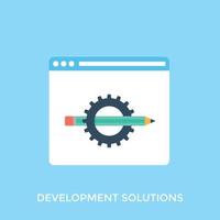 Development Solution Concepts vector