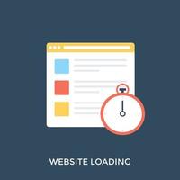 Website Loading Concepts vector