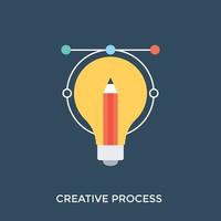 Creative Process Concepts vector