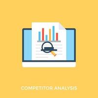 Competitor Analysis Concepts vector