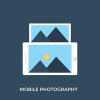 Mobile Photography Concepts vector