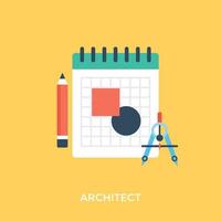 Trendy Architect Concepts vector