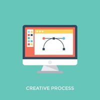 Creative Process Concepts vector