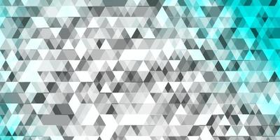 Light Blue, Green vector background with lines, triangles.