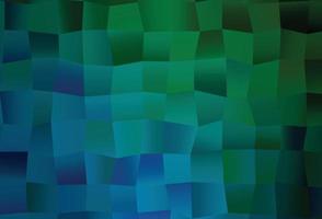 Dark Blue, Green vector background with rectangles.