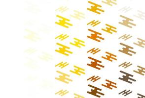 Light Yellow, Orange vector template with repeated sticks.