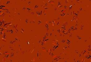 Light Yellow, Orange vector template with repeated sticks.