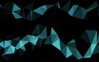 Light BLUE vector abstract polygonal cover.