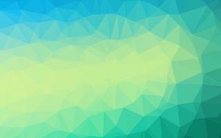 Light Green, Yellow vector triangle mosaic texture.