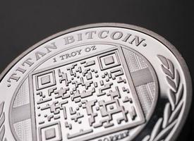 Titan Crypto currency coin photo