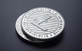 moneda de criptomoneda digital litecoin foto