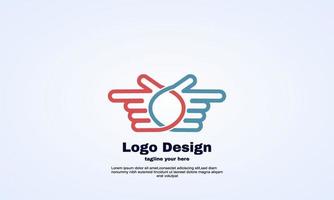vector asociación conversación plantilla de logotipo comunicación empresarial