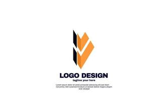 stock abstract best powerful geometric company business logo design template colorful vector