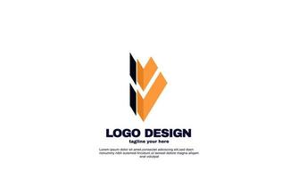 stock abstract best powerful geometric company business logo design template colorful vector