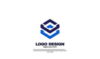 abstract creative logo modern creative branding idea company design template vector