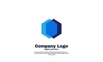 awesome abstract identity symbol transparant logo design vector blue color