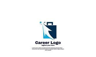 awesome abstract vector career logo template design