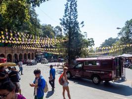 Chiang Mai, Tailandia, 12 de enero de 2020, Wat Phra That Doi Suthep Temple, frente a la calle de este lugar. foto