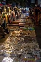 Chiang Mai Walking Street CHIANG MAI THAILAND12 JANUARY 2020A local handicraft market made from silkceramicsmetalglasswood or art and food Thai tourists and foreigners enjoy walking and shopping photo