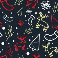 Christmas Pattern Calm Color vector